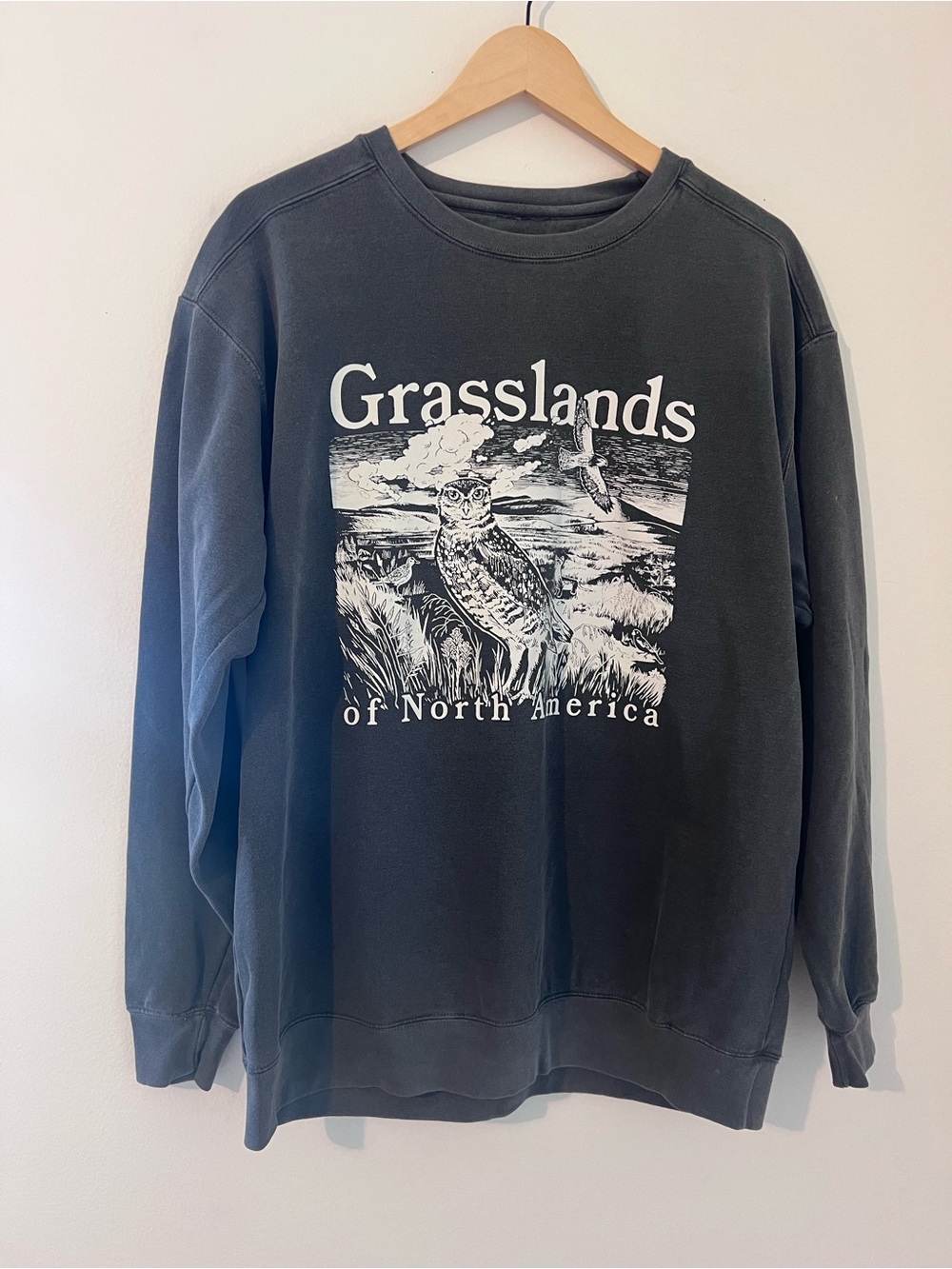 NWOT Bird Collective Grasslands Crew Sweatshirt - Vintage Pepper